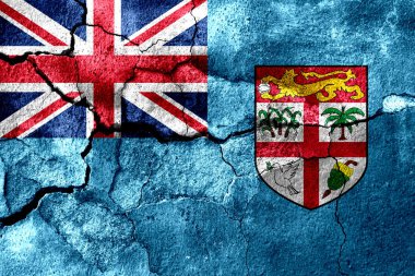 Fiji paslı doku bayrak, paslı arka plan