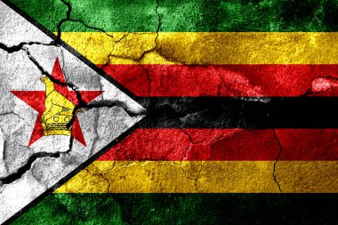 Zimbabve paslı doku bayrak, paslı arka plan