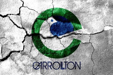 Carrollton City duman bayrağı, Teksas Eyaleti, Amerika Birleşik Devletleri