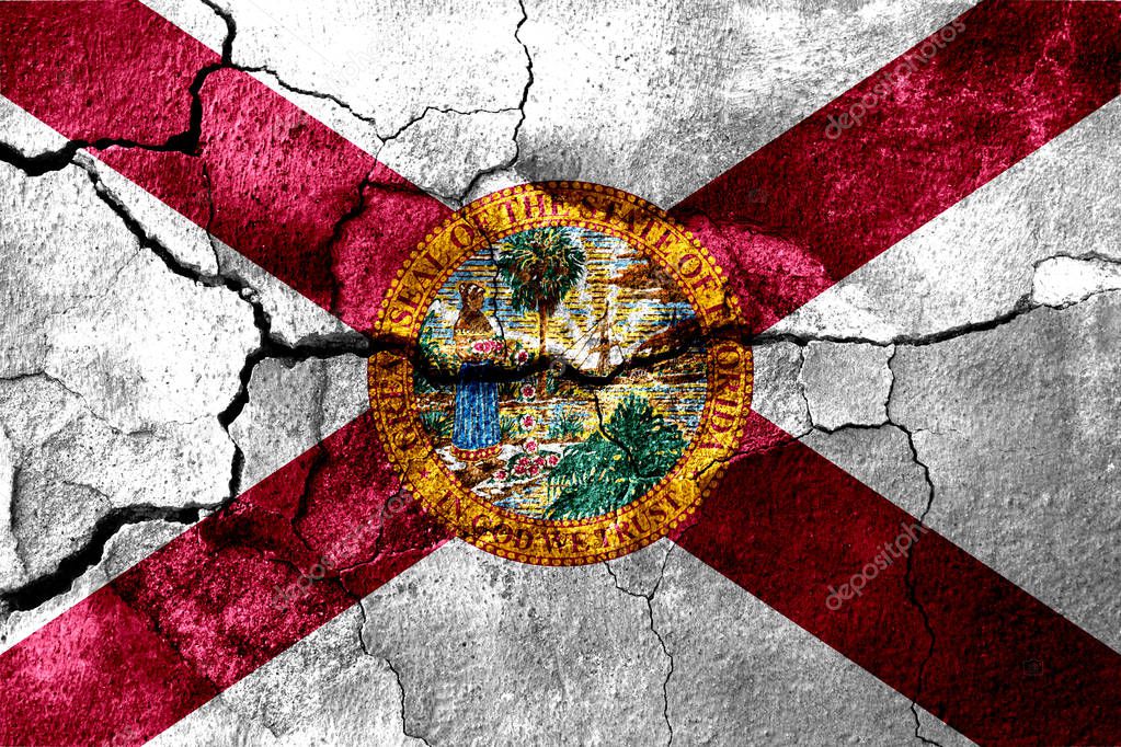 Florida state smoke flag, United States Of America