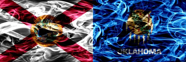 Oklahoma state smoke flag, United States Of America