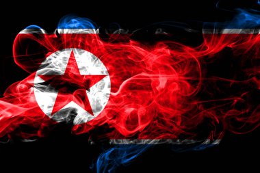 Kuzey Kore renkli yasaktır bayrak 2018