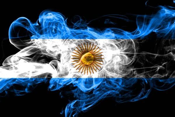 Argentina Colorido Fumar Bandera 2018 — Foto de Stock