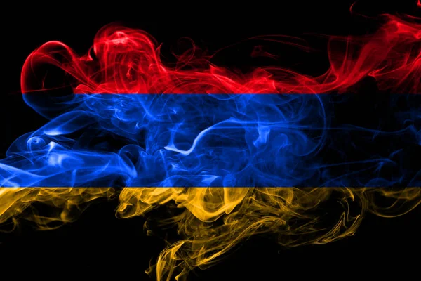 Barevné Kouření Arménie Vlajka 2018 — Stock fotografie