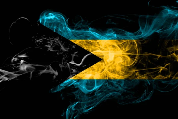 Bahama Szigetek Színes Dohányzás Zászló 2018 — Stock Fotó