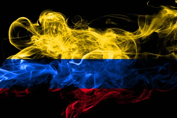 Bandeira Para Fumar Colorida Colômbia 2018 — Fotografia de Stock