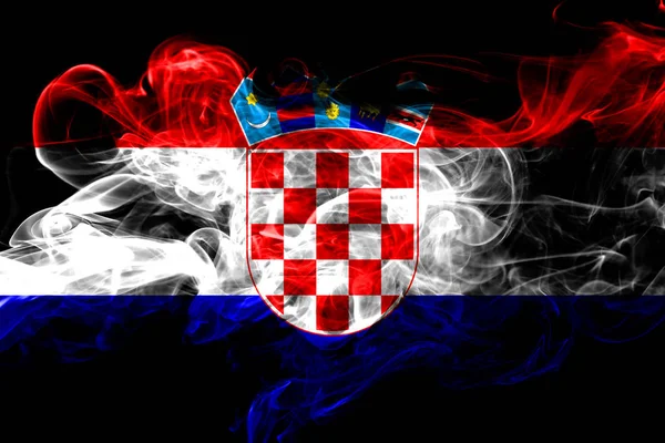 크로아티아 다채로운 플래그 2018 — 스톡 사진