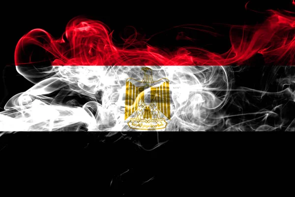 Прапор Єгипту Барвисті Куріння 2018 — стокове фото