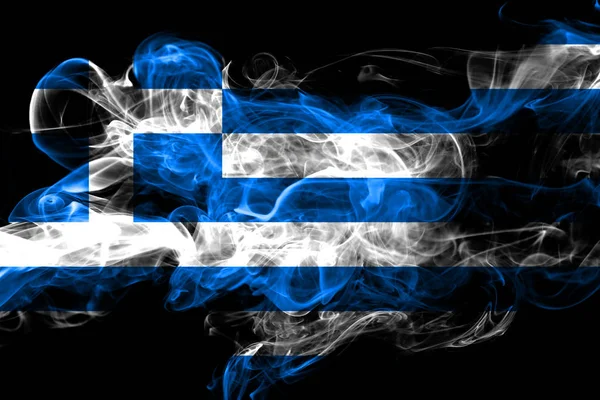 希腊五颜六色的吸烟标志2018 — 图库照片