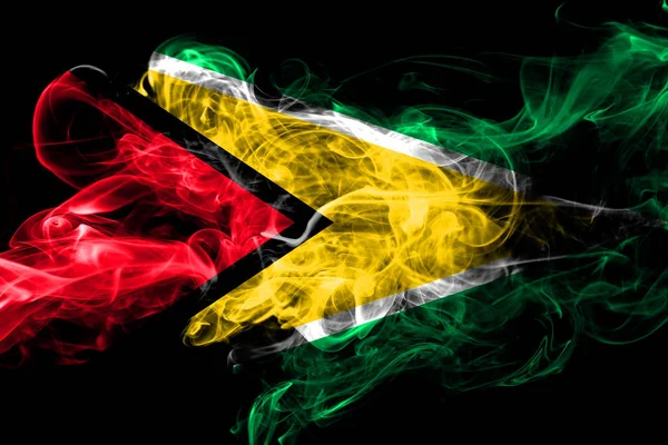 Гайянський Барвисті Куріння Прапор 2018 — стокове фото