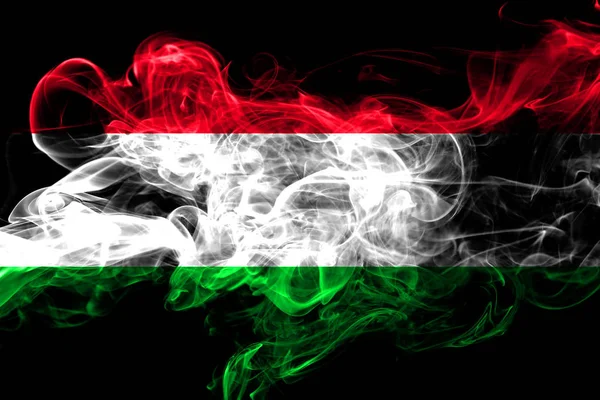 Hungary Colorful Smoking Flag 2018 — Stock Photo, Image