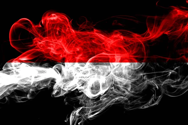 Indonézia Színes Dohányzás Zászló 2018 — Stock Fotó