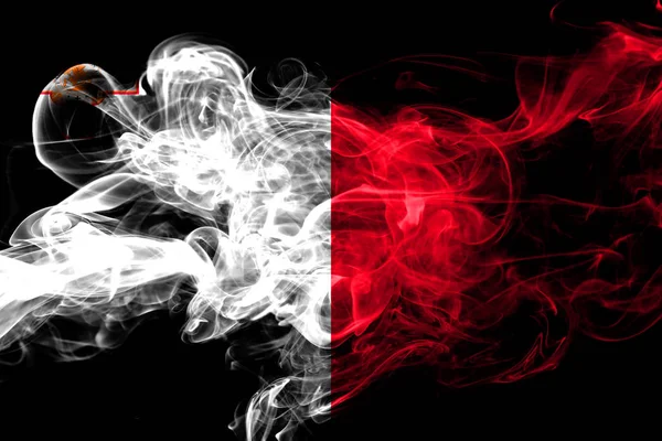 Malta Bandera Fumar Colorido 2018 —  Fotos de Stock