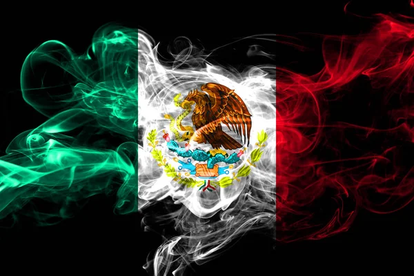 Mexiko Bunte Raucherfahne 2018 — Stockfoto