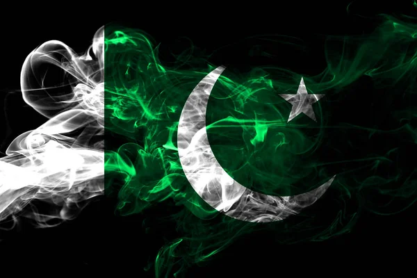 Pakistan Steag Fumat Colorat 2018 — Fotografie, imagine de stoc