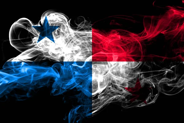 Bandeira Para Fumar Colorida Panamá 2018 — Fotografia de Stock