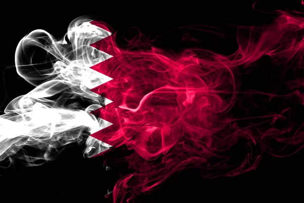 Qatar Färgglada Rökning Flagga 2018 — Stockfoto