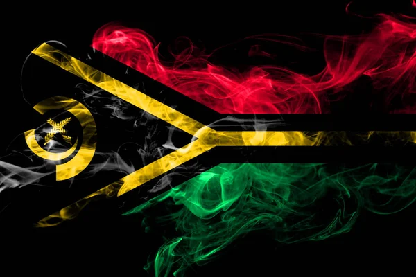 Bandeira Fumante Colorida Vanuatu 2018 — Fotografia de Stock