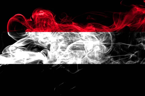 Jemen Bunte Raucherfahne 2018 — Stockfoto
