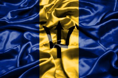 rüzgarda sallayarak barbados bayrağı