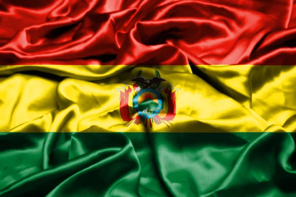 Bolivia Flag Waving Wind — Stock Photo, Image