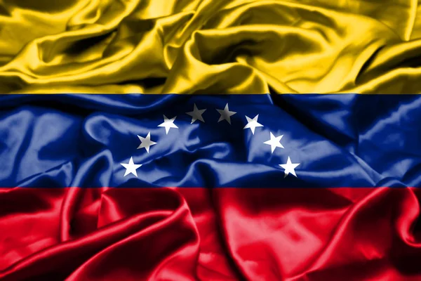 Venezuela flag waving in the wind