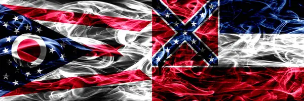 Mississippi State Smoke Flag United States America — Stock Photo, Image