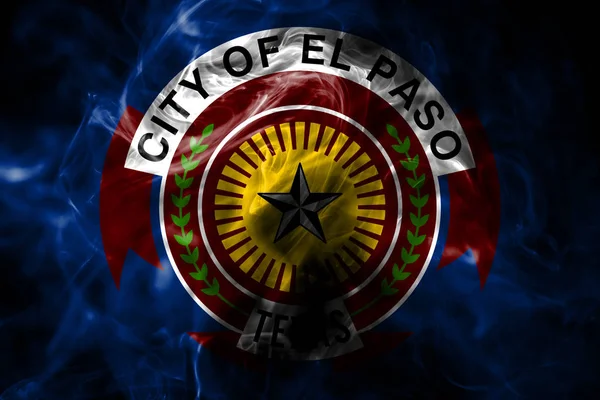 El Paso city smoke flag, Texas State, United States Of America
