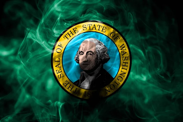 Washington state smoke flag, United States Of America