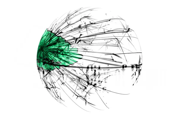 Resumen Eagan Minnesota Sparkling Flag Concepto Bola Navidad Americano Aislado — Foto de Stock