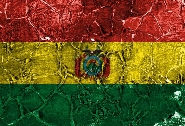 Old Bolivia Grunge Background Flag — Stock Photo, Image