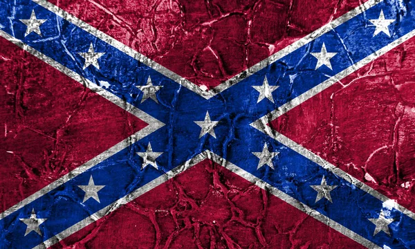 Oude Zuidelijke Marine Jack Grunge Achtergrond Vlag — Stockfoto
