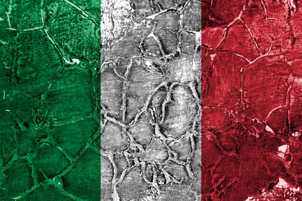 Παλιά Σημαία Φόντο Grunge Ιταλία — Φωτογραφία Αρχείου