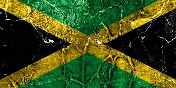 Antiguo Jamaica Grunge Bandera Fondo —  Fotos de Stock