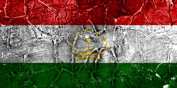 Gamla Tadzjikistan Grunge Bakgrund Flagga — Stockfoto