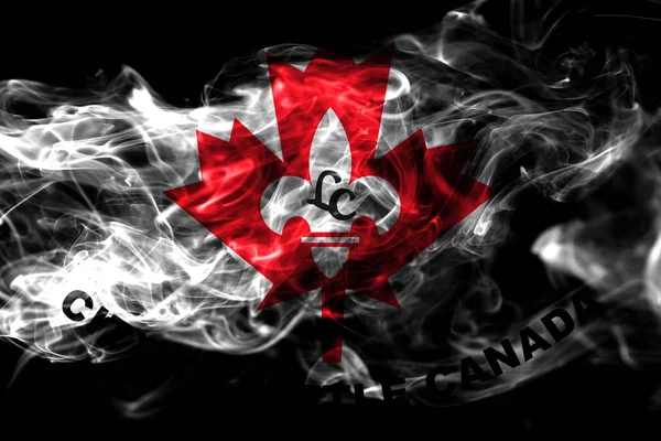 Little Canada City Smoke Flag Minnesota State United States America — Stock Photo, Image