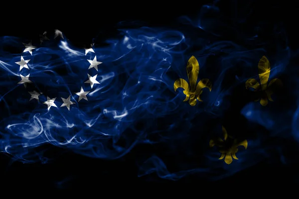 美利坚合众国肯塔基州路易斯维尔旧城烟旗 — 图库照片
