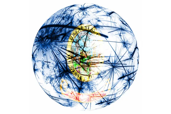 Pelota Fuegos Artificiales Idaho Año Nuevo Navidad Día Nacional Ornamento — Foto de Stock
