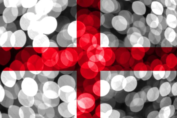 England Abstract Blurry Bokeh Flag Christmas New Year National Day — Stock Photo, Image