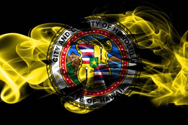 Honolulu City duman bayrağı, Hawaii Eyaleti, Amerika Birleşik Devletleri