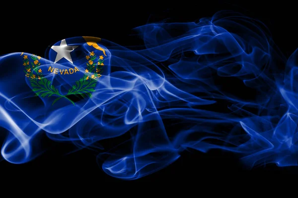 Nevada State Smoke Flag United States America — Stock Photo, Image