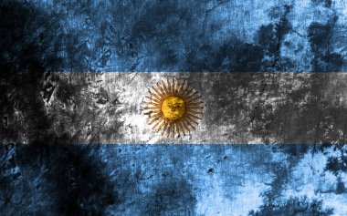 Eski Arjantin grunge arka plan bayrak