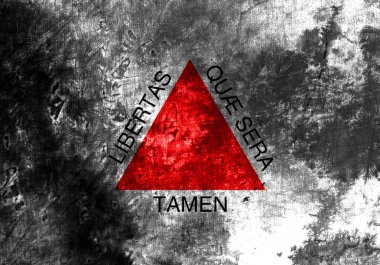 Minas Gerais grunge bayrak, Güneydoğu Brezilya kuzeyinde devlet