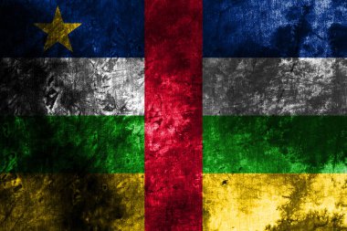 Eski Orta Afrika Cumhuriyeti grunge arka plan bayrak