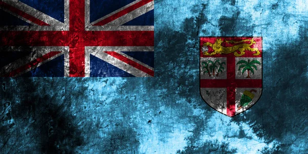 Старый Гранж Флаг Фиджи — стоковое фото