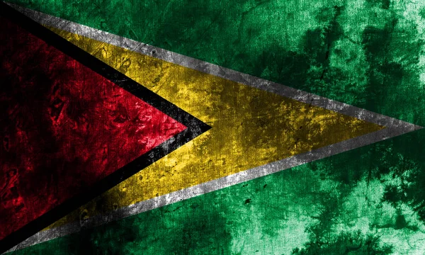 Гранж Флаг Старой Гайаны — стоковое фото