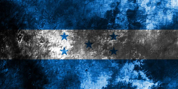 Antigua Bandera Fondo Grunge Honduras —  Fotos de Stock
