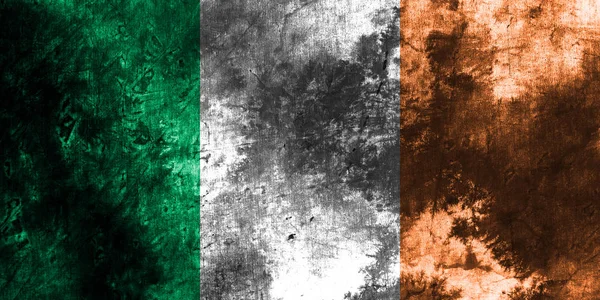 Old Ireland grunge background flag