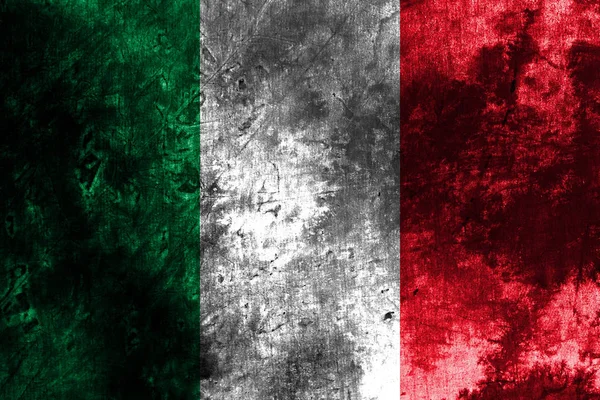 Vecchio Italia Grunge Sfondo Bandiera — Foto Stock