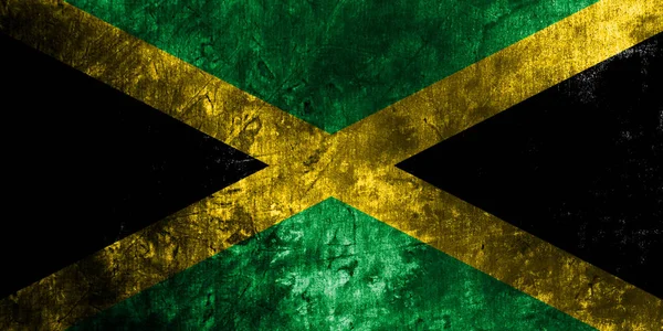 Antiguo Jamaica Grunge Bandera Fondo —  Fotos de Stock